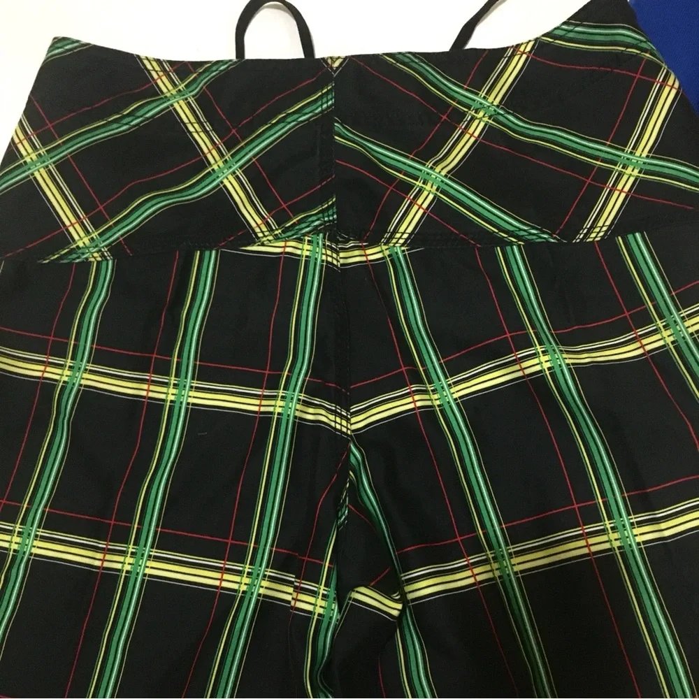 Set of EUC Plaid Trunks & Socks